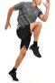 . Men's Compression Ultra Flexible Moisture Wicking Body Geometric Quick Dry Lightweight Sports T-Shirt - 3