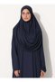 Plus Size Prayer Dress - Navy Blue - Dear Hijab - 2