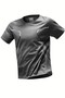 . Men's Compression Ultra Flexible Moisture Wicking Body Geometric Quick Dry Lightweight Sports T-Shirt - 2