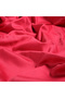 Solid Fuchsia Single Cotton Satin Flat Sheet - 4