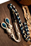 Certified Silver Kazaz Tassel Blue Enamel Embroidered Kuka Prayer Beads - 3