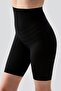 Women's High Waist Shorts Corset |   Black 9604