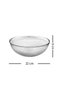 Aden - Deep Glass Salad Bowl Round 22 cm - 3