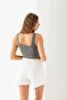 Diver Ribbed Padded Bustier - 4