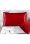 Silk Satin Pillow Case 2' Pack 50X70 Skin-Friendly Case Special for Curly Hair - 2
