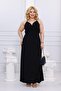Plus Size Halter Dress with Twist Detail on the Front - 4