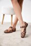 Lorina Leopard Patterned Women's Daily Ballerinas - 3