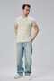 Flex 1St Quality T-Shirt Bamboo Combed Cotton Lycra Men's Short Sleeve Slim Fit O Neck T-Shirt - 3