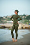 Boneli Long Swimsuit Jumpsuit / Bonnet Hijab Long Swimsuit Overalls - 4