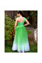 Rochie verde in degrade - 2