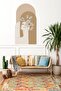 Bohemian Blocks Women Wall Decor Sticker, Wall Covering