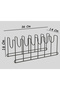 Gold Plated Pan Pot Lid Organizer Rack Kitchen Cabinet Wire Pot Pan Organizer - 3