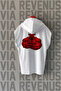 Gym Bull Front and Back Printed Zero Sleeve Hooded 100% Cotton Sports Tshirt