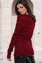 Women's Burgundy Knitwear Sweater - 700-18Keskz72132 - 4