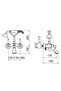 Italian Webert -Dorian Bathroom Faucet-Spiral Hose-Handheld Shower Set and Hanger Included Chrome - 2