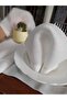 6-Piece Linen American Service / Supla / Napkin Gold Detail - 7