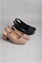 Seç 0119 Genuine Leather Heel Women's Shoes (Heel Height: 6 cm) Mink - 7