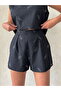 Bow Stone Printed High Waist Shorts - 3