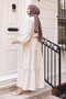 Bow Detailed Dress Set Stone Color 2271 - 5