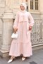 Bow Detailed Dress Suit Powder 2271 - 4