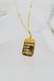 Taurus Gold Color Plated Steel Necklace Gold - 2