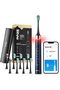 Bluetooth Electric Toothbrush with Pressure Sensor, ADA Accepted, Ultrasonic 8 Brush Heads, 5