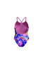Speedo Alov Digi Vbk 1Pc Jf Blue/Pink Girl's Swimsuit 8-1284618199 Blue - 2