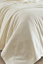 Single 100% Cotton Pique Cover 160X230 cm – Cream with Tile Pattern – Weave Series - 2