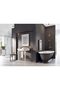 Italian Webert Karenina Bathroom Faucet Gold-Swarovsky Stone-Hand Shower Set, Including Hanger - 2