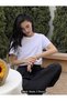 Unisex Cotton Crew Neck White T-Shirt - 2
