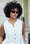 Women's Lycra Free Silky Modal Soft Textured Fabric Flato Pocket Buttoned Vest-White - 4