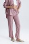 Women's Flam Linen Trousers – Elastic High Waist Relaxed Cut Summer Oversize - 7