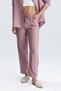 Women's Flam Linen Trousers – Elastic High Waist Relaxed Cut Summer Oversize
