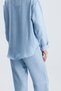 Women's Flam Linen Trousers – Elastic High Waist Relaxed Cut Summer Oversize - 5
