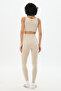 Zen High Waist and Lifting Leggings Beige - 4