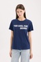 Women's Short Sleeve T-Shirt D9605Ax/Nv241 Navy