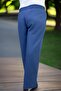Elastic Waist Wide Leg Big Size Aerobic Fabric Summer Trousers - 3