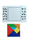 Wooden Tangram Brain Teaser – Educational Puzzle with Wooden Mdf Cut, Colorful Geometric Pieces - 2