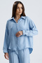 Women's Flam Linen Shirt – Flowy Comfortable Fit Summer Shirt - 7