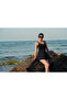Women's Double Strap Inner Leggings with Breast Pad Sea/Pool Swimsuit Dress - 7