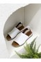 25Y744 Genuine Leather Comfort Sandals with Embedded Back for Women