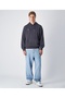 Icons Hooded Sweatshirt Gray Men's Sweatshirt - 220782-Vs517 - 4