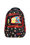 Black Car Patterned Bag Nutrition Pen Holder Boy Set of 3 Primary School Bag - 3