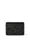 Kensington drench leather card holder with 4 card slots, 9x7 cm, stylish and compact design