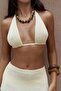 Pangestu Triangle Yellow Crop Skirt Knitwear Set - 7