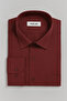 Men's Burgundy Long Sleeve Classic Pocket Shirt - Comfortable and Stylish Model