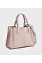 Pink Solid Handheld Bag - 2