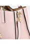 Pink Solid Handheld Bag - 5