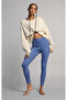 Athletics Capri Leggings Blue Women's Leggings-M0371-Bs188