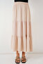 Women's Ayrobin Long Skirt 8048 - Beige - 4
